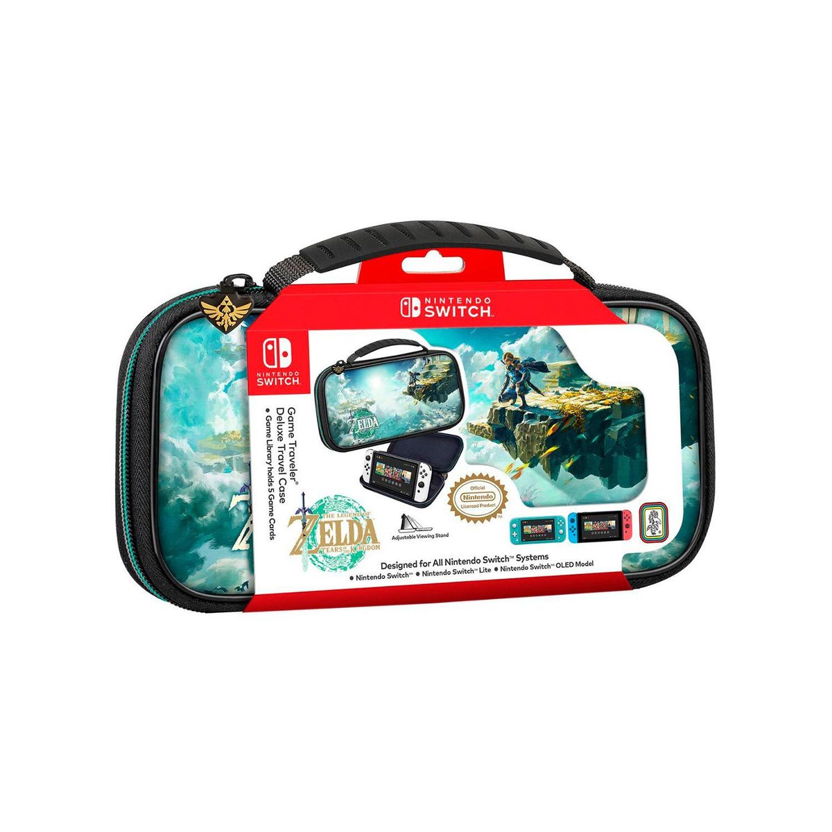 NINTENDO - Estuche Game Traveler Deluxe Zelda Tears Of The Kingdom Model Nns433