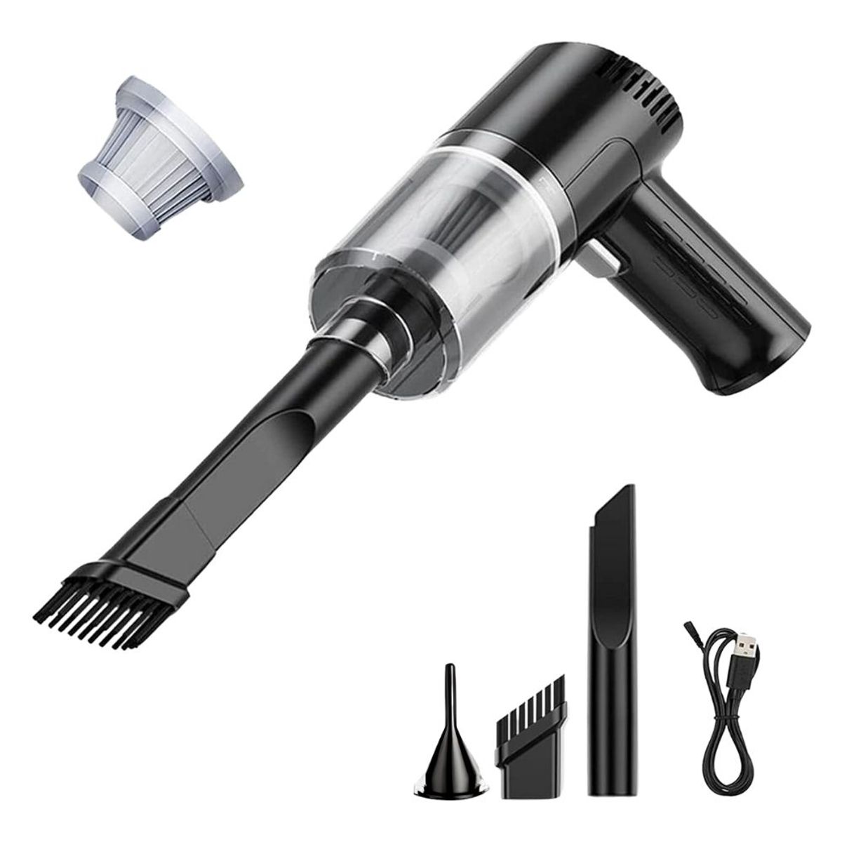 HYGGE - Aspiradora de Mano Portátil 3 en 1 Recargable