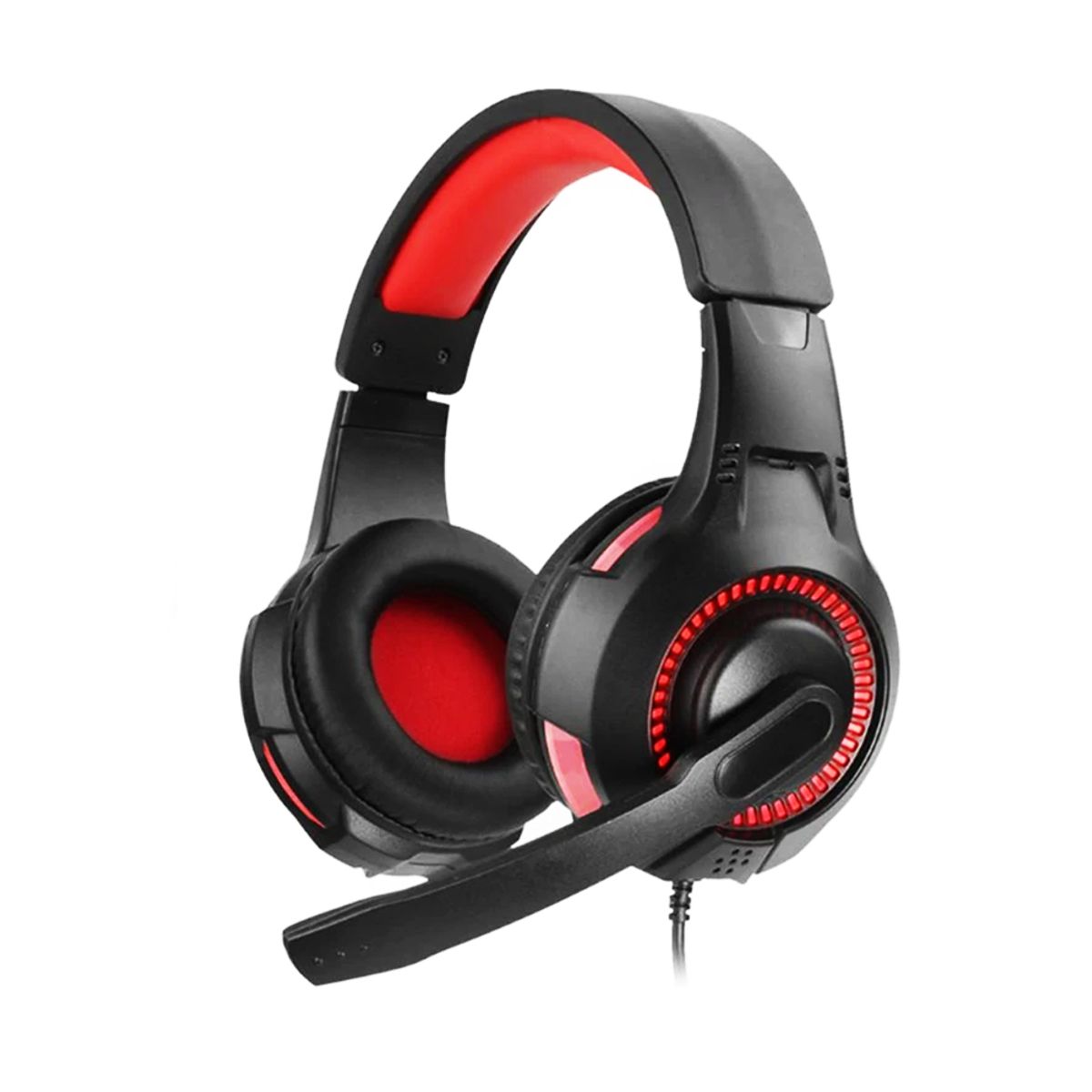 GENERICO - Audífonos Gamer con Luz LED RGB Micrófono para PC PS4 Laptop Xbox