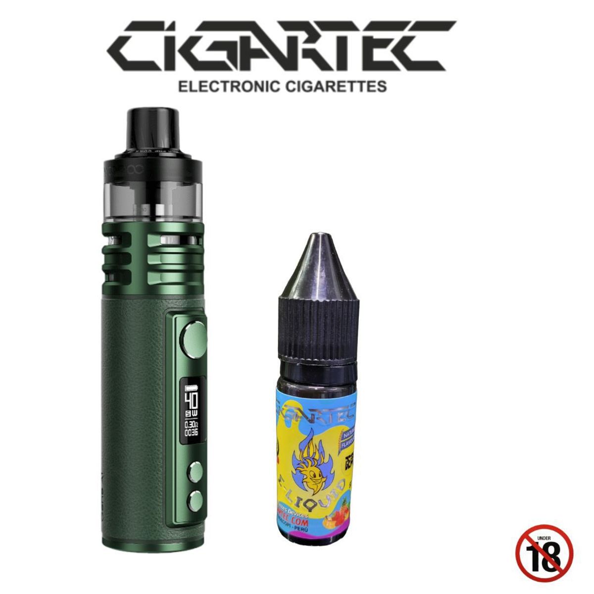 VOOPOO - Vaper Voopoo Drag H40 mas liquido de 10ml