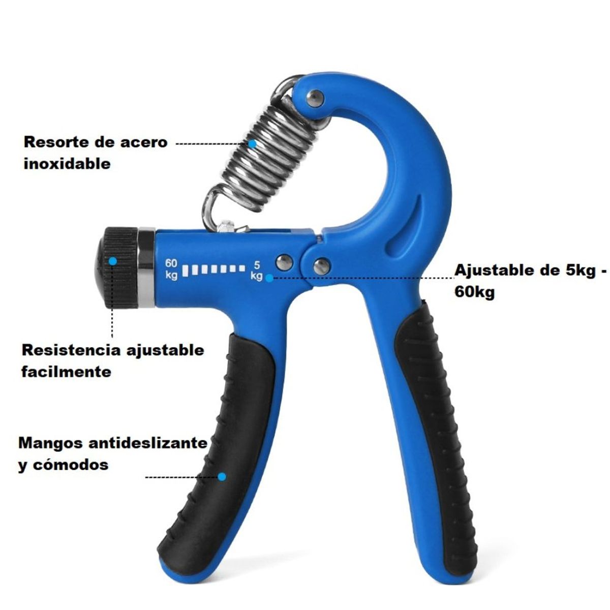 GENERICO - Hand Grip Celeste 5kg 60kg.