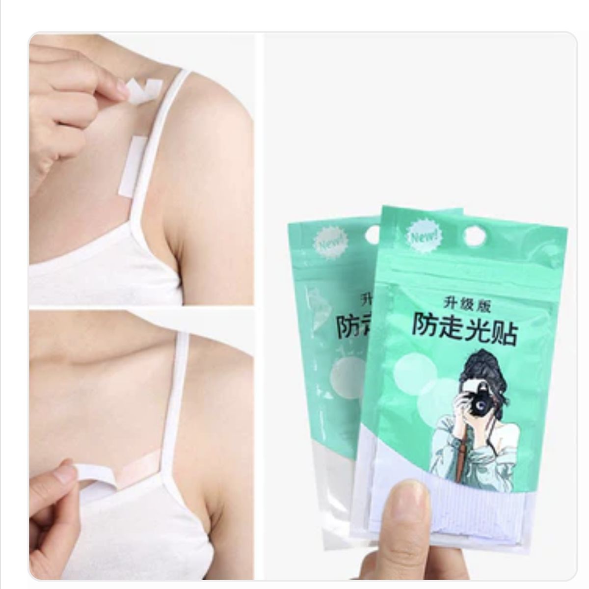 AURELA - Cinta Mágica Adhesiva Transparente e Invisible para Ropa y Piel