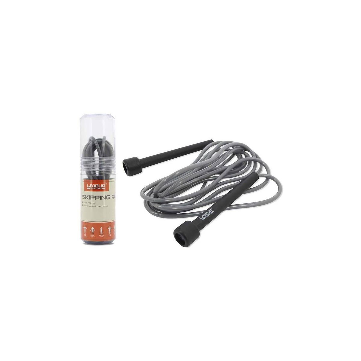 GENERICO - Soga para Saltar Portatil Live Up Gris
