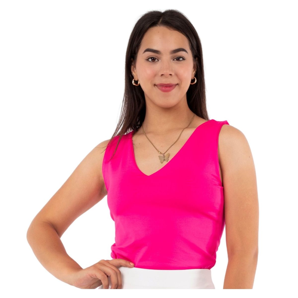 GENERICO - Polo Cuello V Suplex Anne Mujer