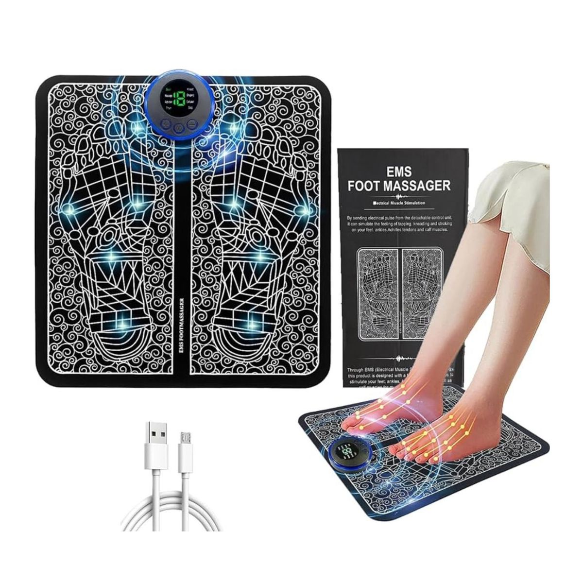 ROSH - Masajeador de Pies  - Recargable EMS
