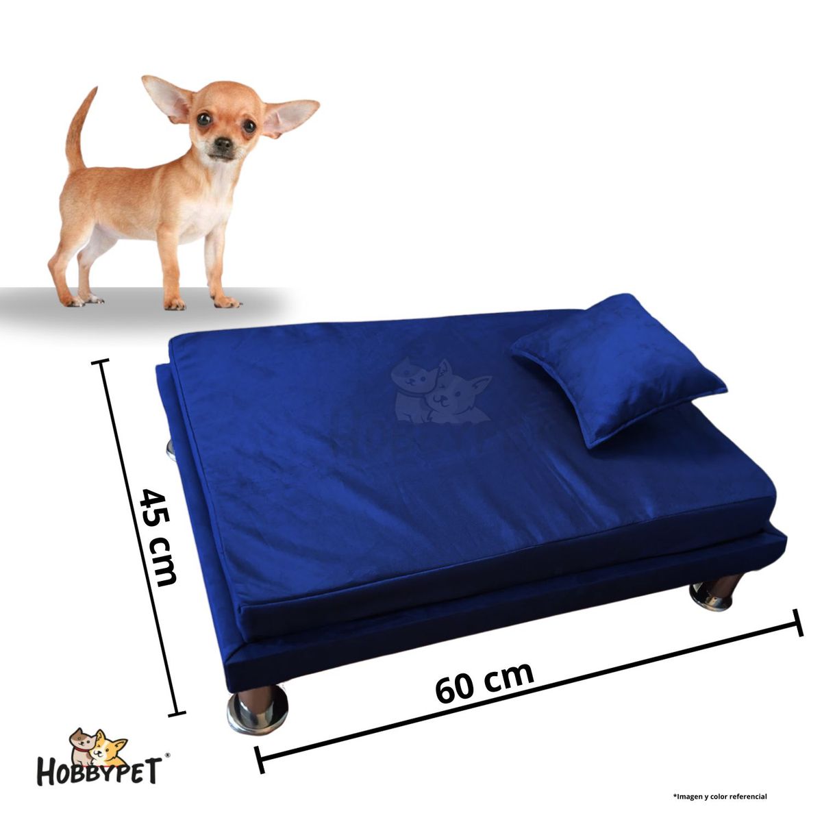 GENERICO - Cama para perro TARIMA DOG - Talla S - Azul