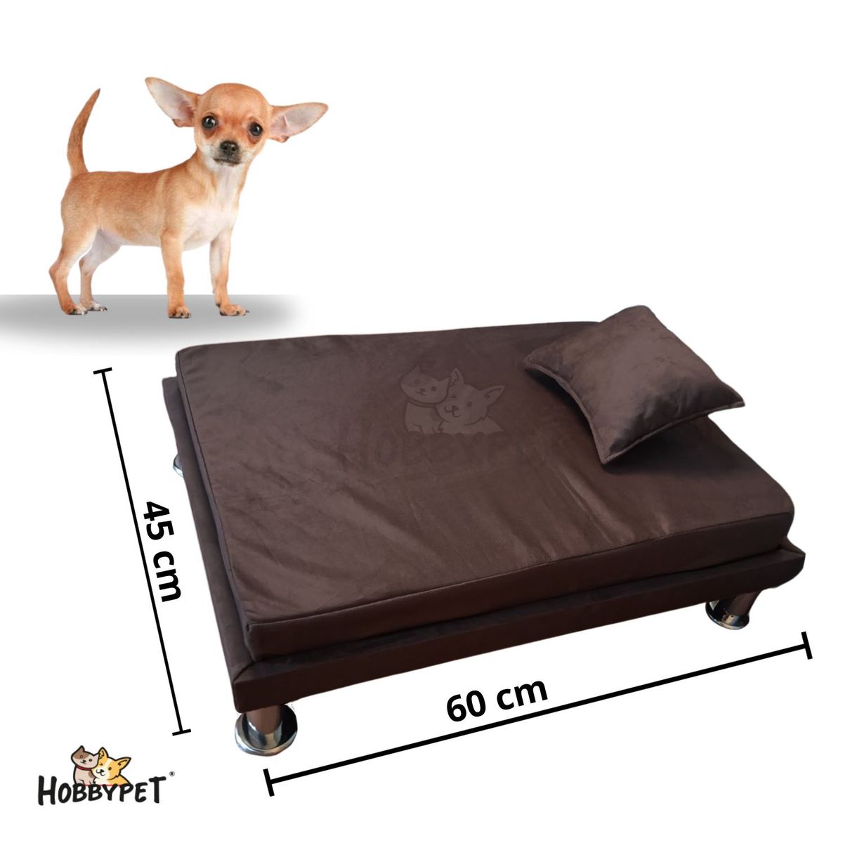 GENERICO - Cama para perro TARIMA DOG - Talla S - Marron