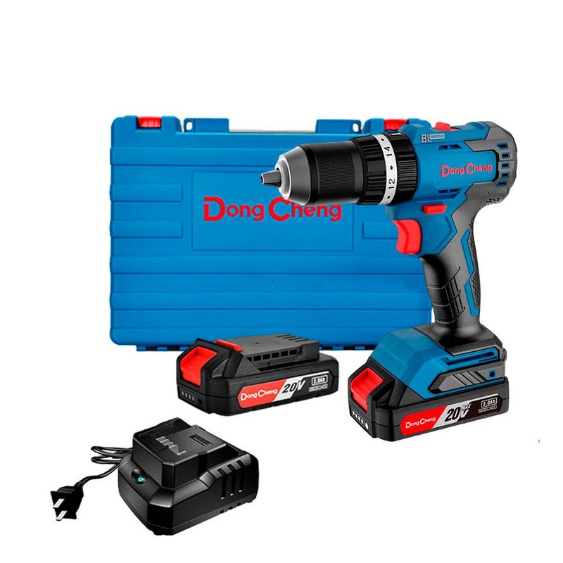 DONGCHENG - Taladro Percutor DongCheng DCJZ2050i 1/2″ 20V 4,0Ah x 2 BL