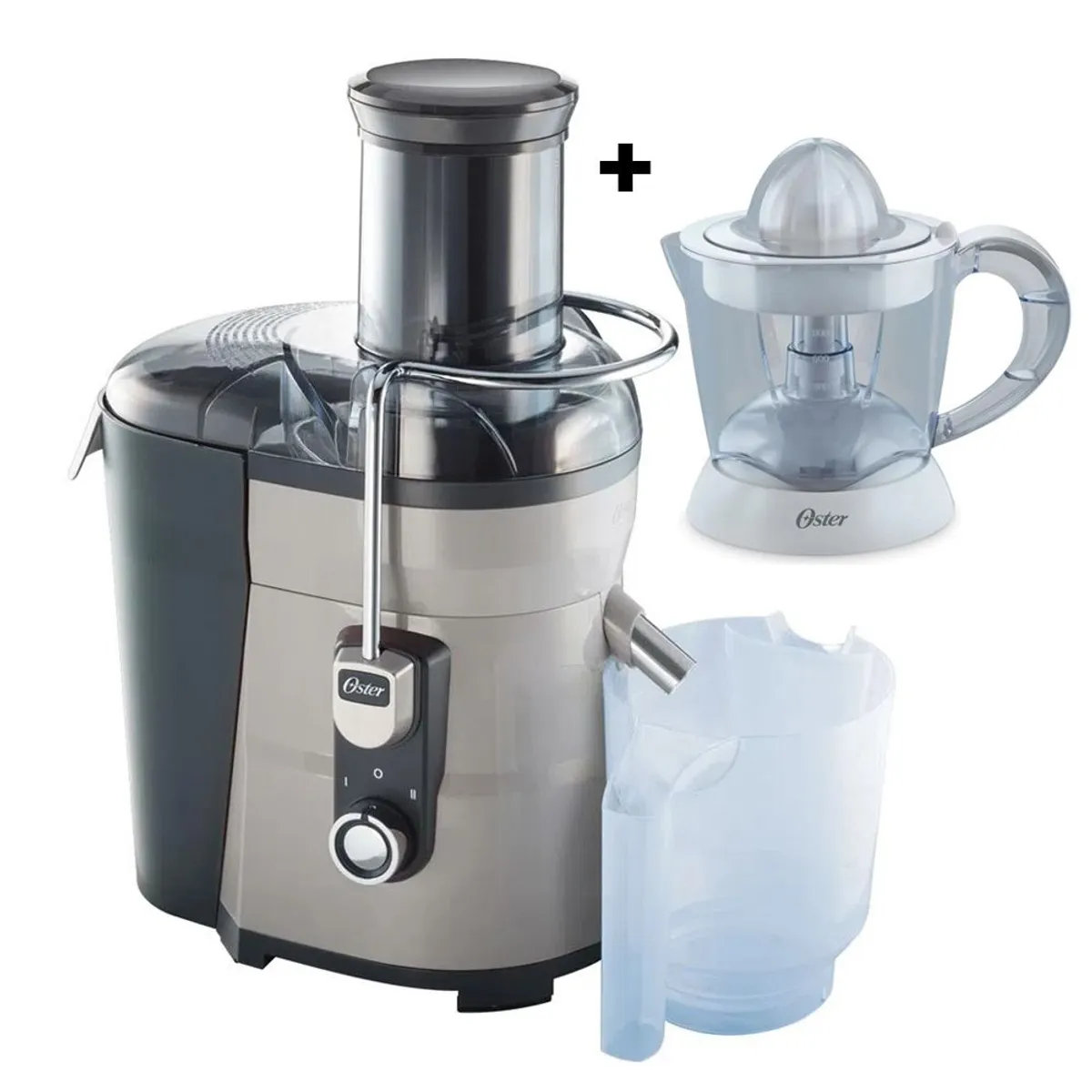 OSTER - Extractor de jugos Oster 600W FPSTJE317S mas Exprimidor Citricos Oster