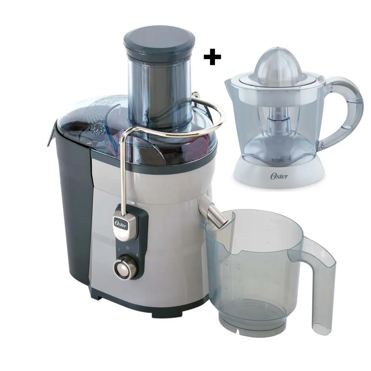 OSTER - Extractor de jugos Oster 600W FPSTJE317S mas Exprimidor Citricos Oster