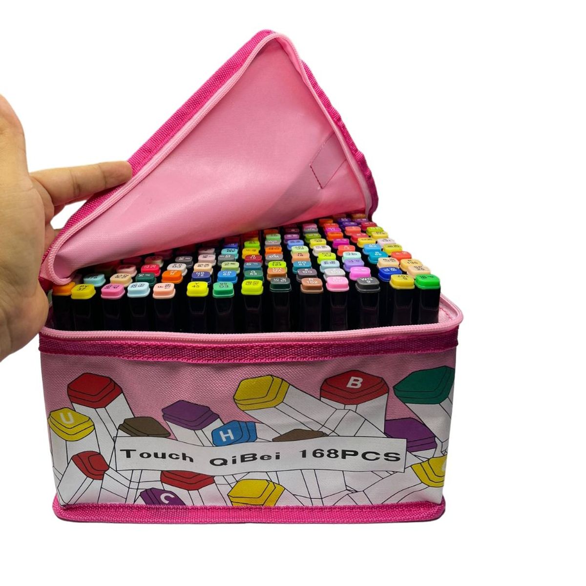 OEM - Plumon Touch Grueso y Plumon Delgado 168 Colores Doble Punta