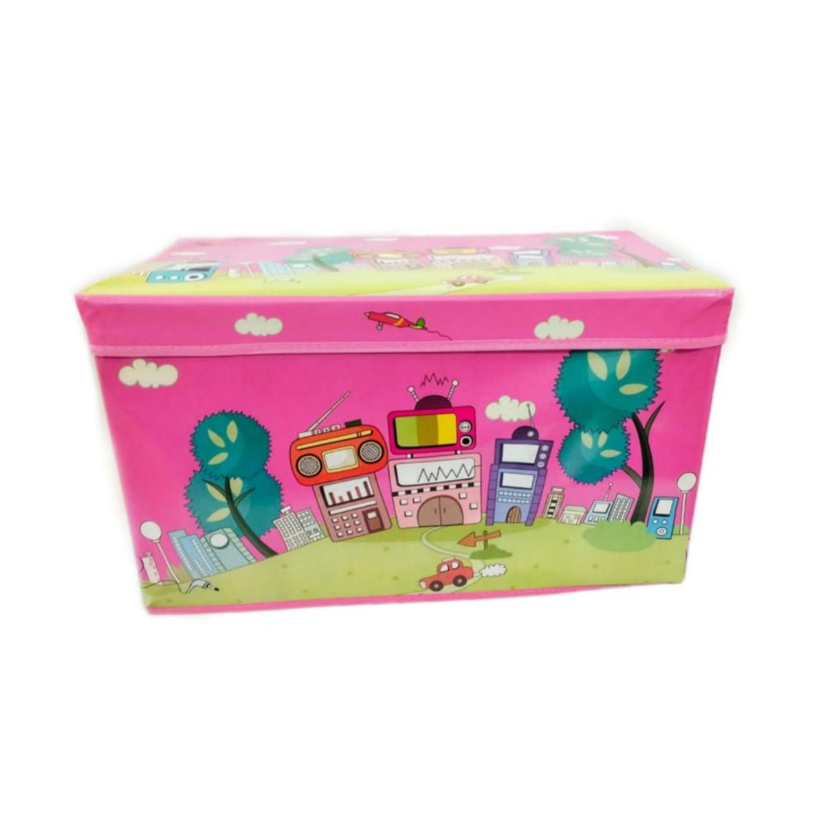 GENERICO - Caja  Puff Organizador Multiusos para Juguete Electro