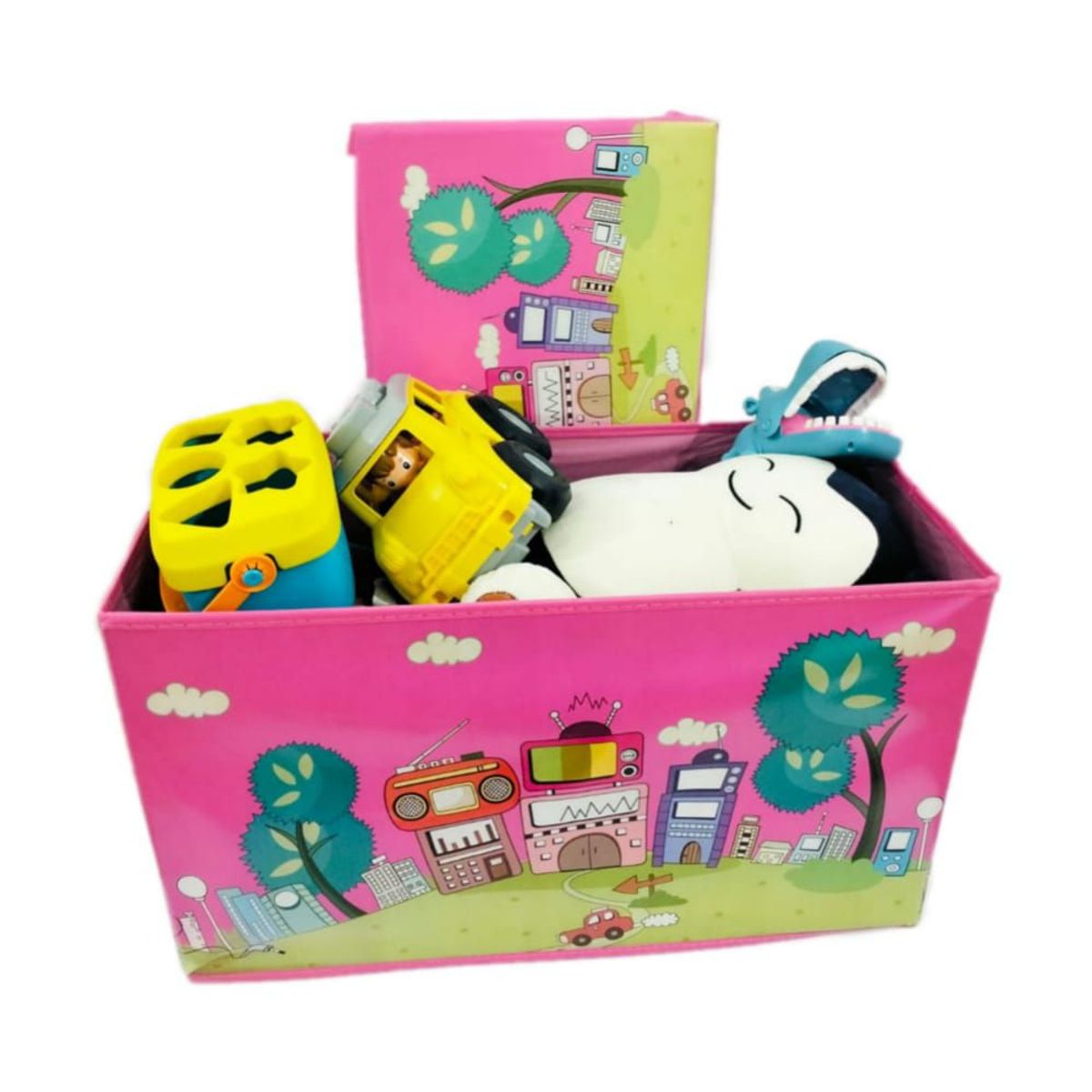 GENERICO - Caja  Puff Organizador Multiusos para Juguete Electro