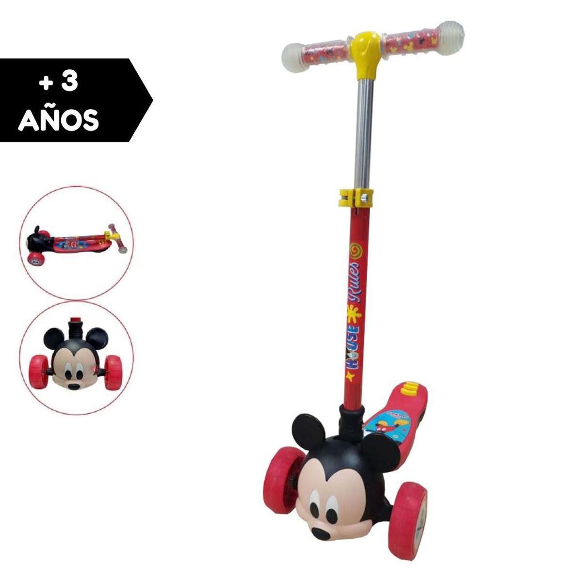 MICKEY MOUSE - Scooter plegable 3D Mickey Mouse