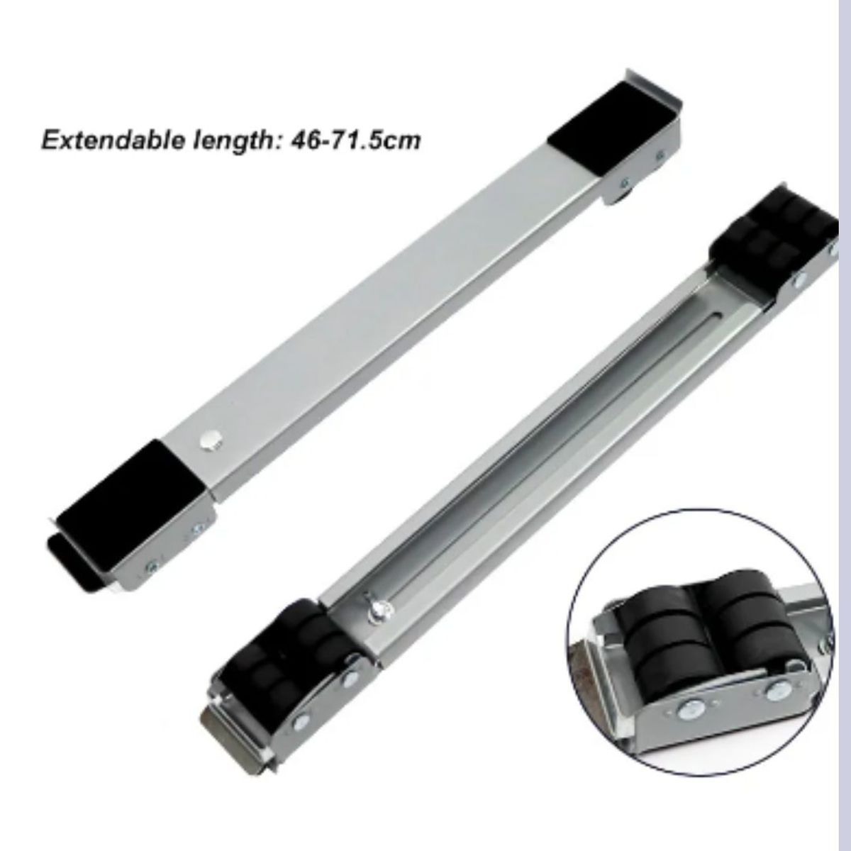 GENERICO - Soporte Base Metal Movible con Ruedas para Lavadora y Refrigeradora