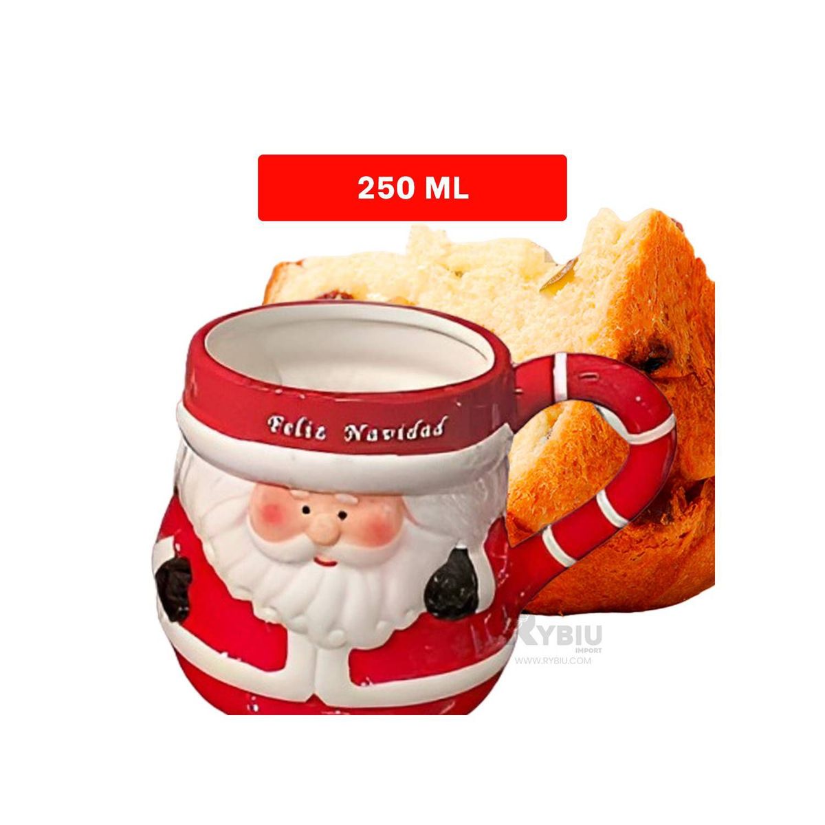 GENERICO - Recipiente para Navidad de Papa Noel