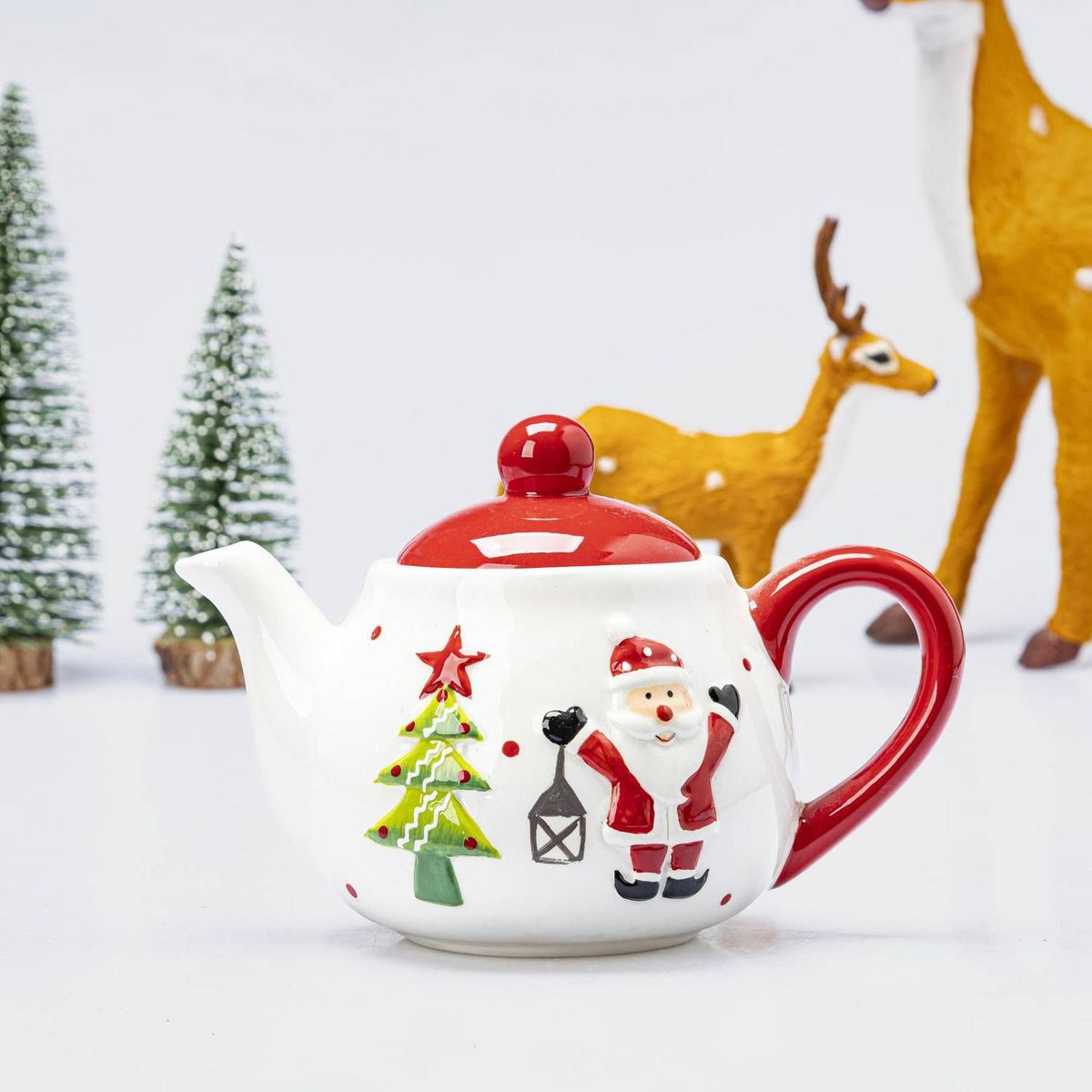 GENERICO - Jarra De Te Navideña Papá Noel