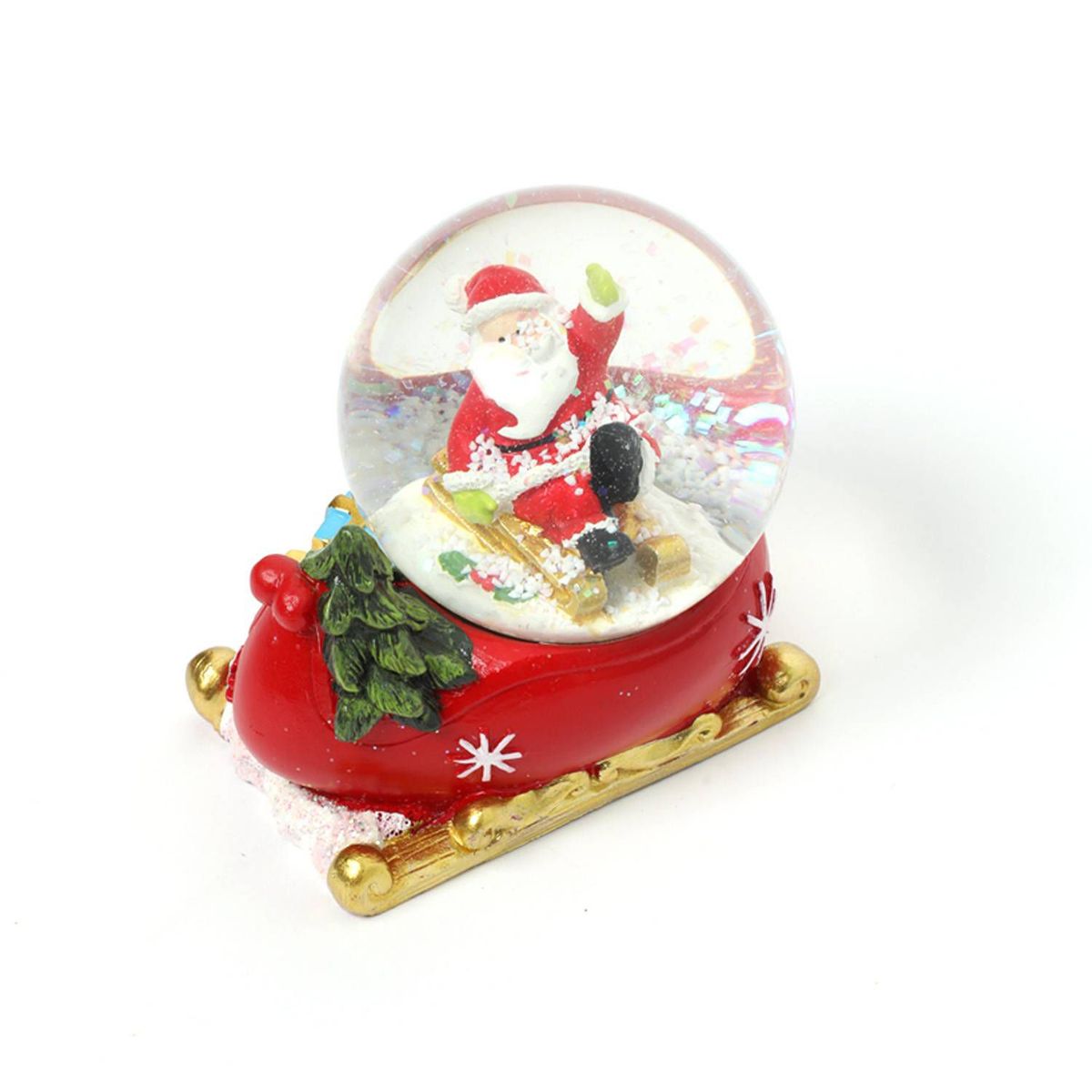 GENERICO - Burbuja Navideña Santa Trineo 88Cm