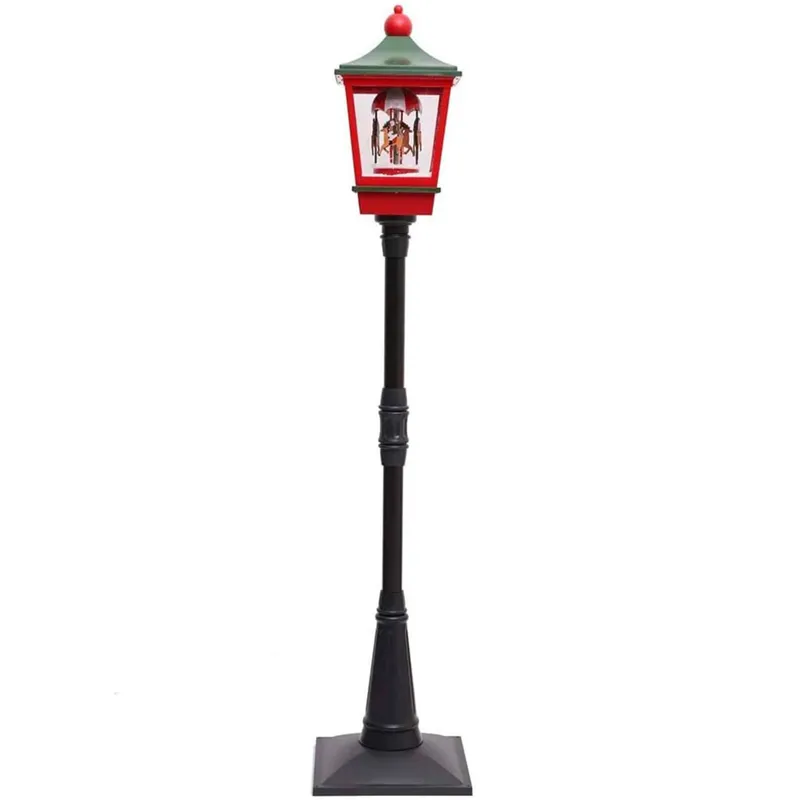 GENERICO - Farol navideño carrusel musical 185cm