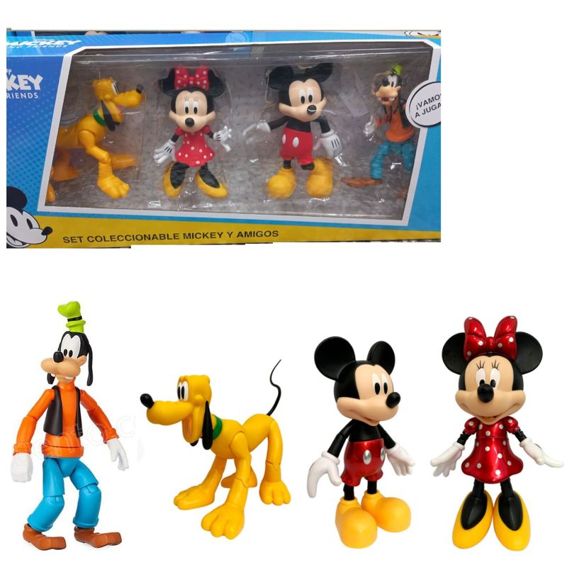 DISNEY - Set Coleccionable Mickey y Amigos Articulable 2