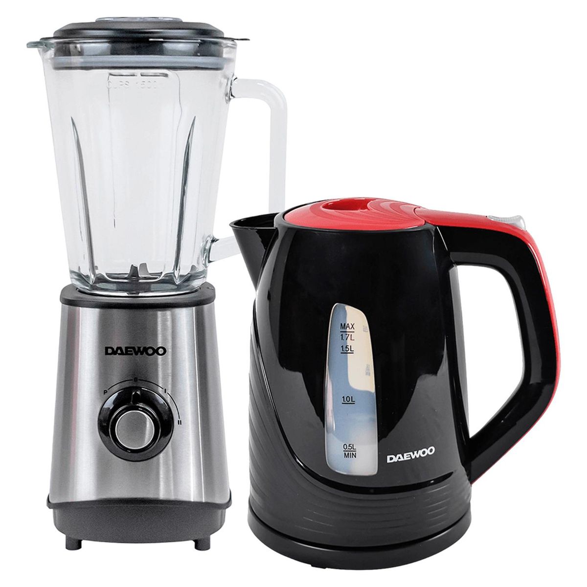DAEWOO - Combo Daewoo Licuadora 1.5 L + Hervidor 1.7 L
