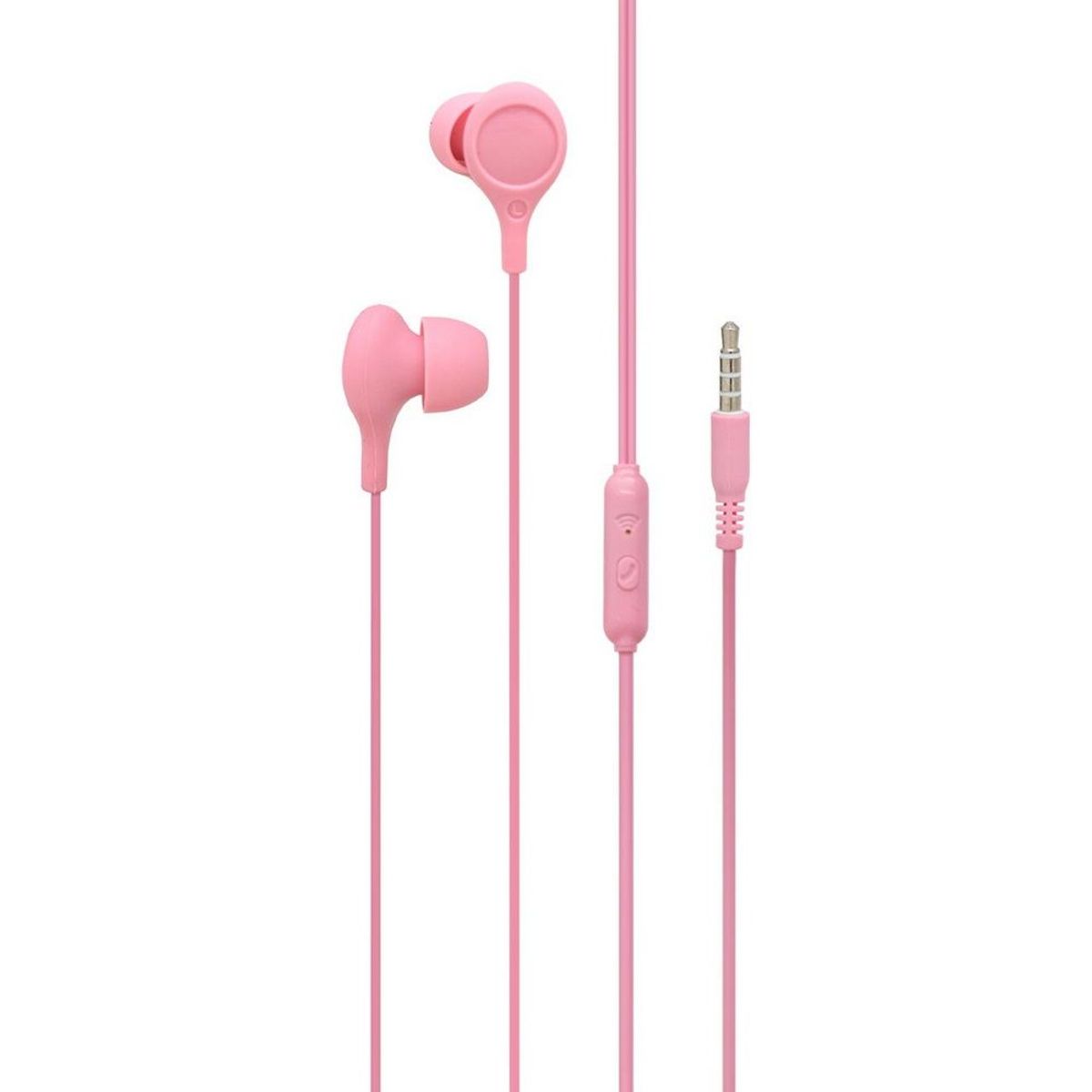 XO - Auriculares con Cable XO-EP46 In Ear Audífonos con Control Remoto Pink
