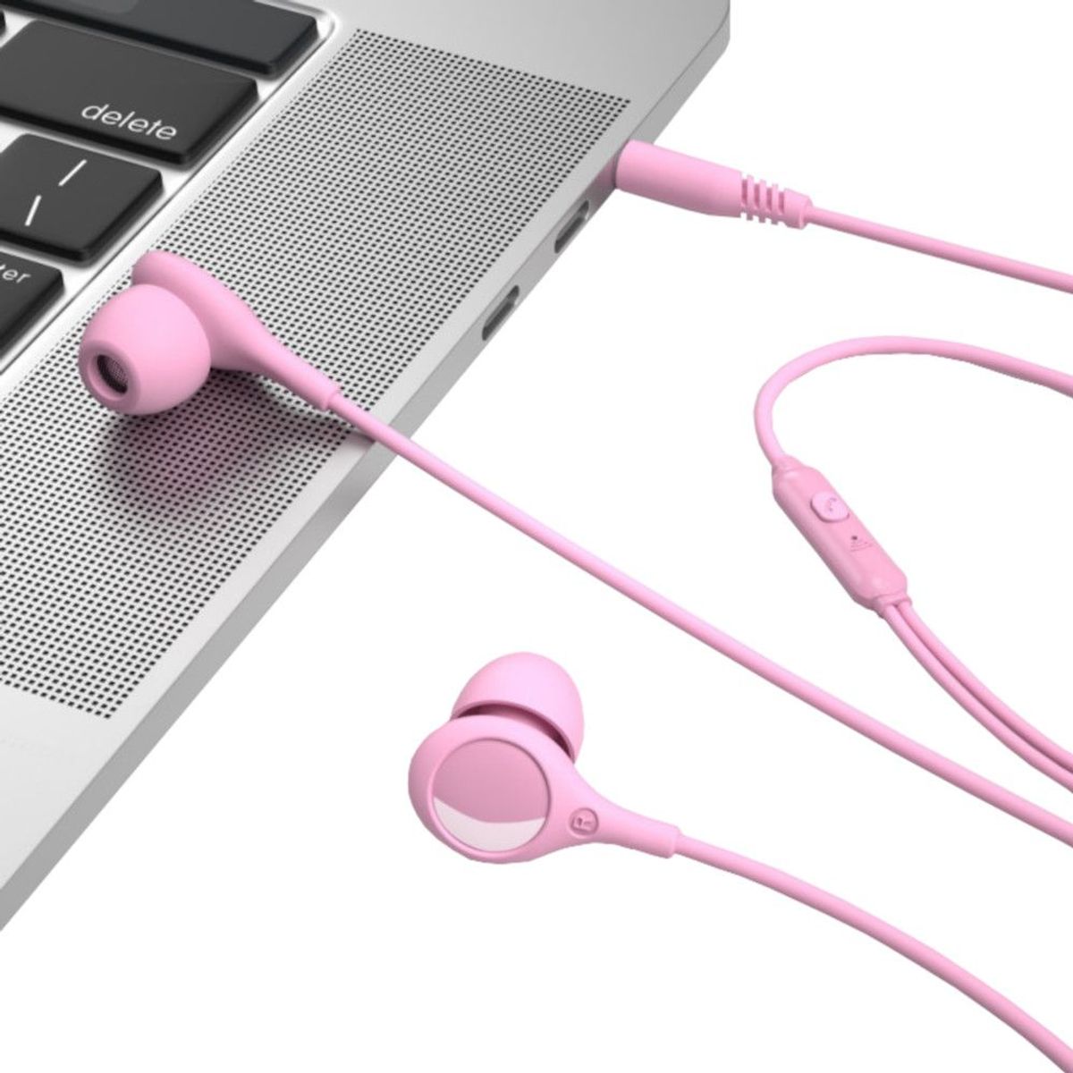 XO - Auriculares con Cable XO-EP46 In Ear Audífonos con Control Remoto Pink