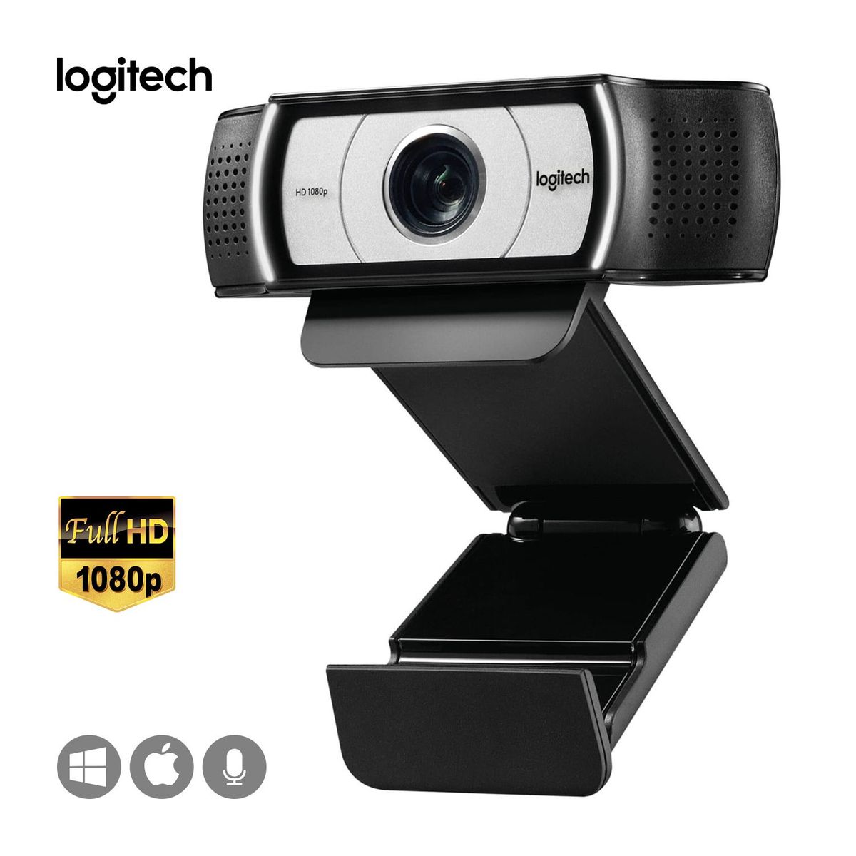 LOGITECH - Cámara Webcam LOGITECH FHD 1080 C930E ZOOM 4X USB-A