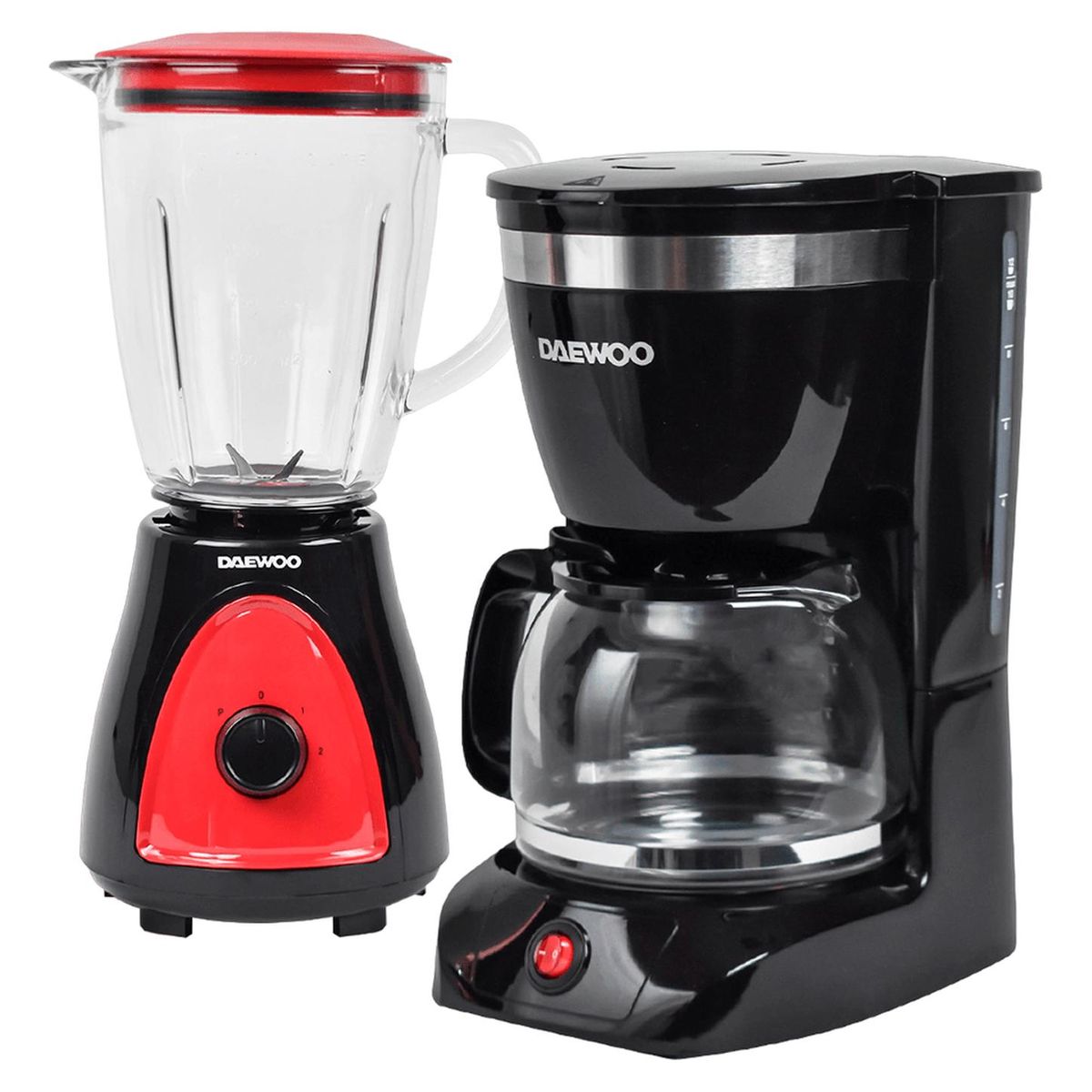 DAEWOO - Combo Daewoo Licuadora 1.5 L + Cafetera 1.25 L 12 tazas