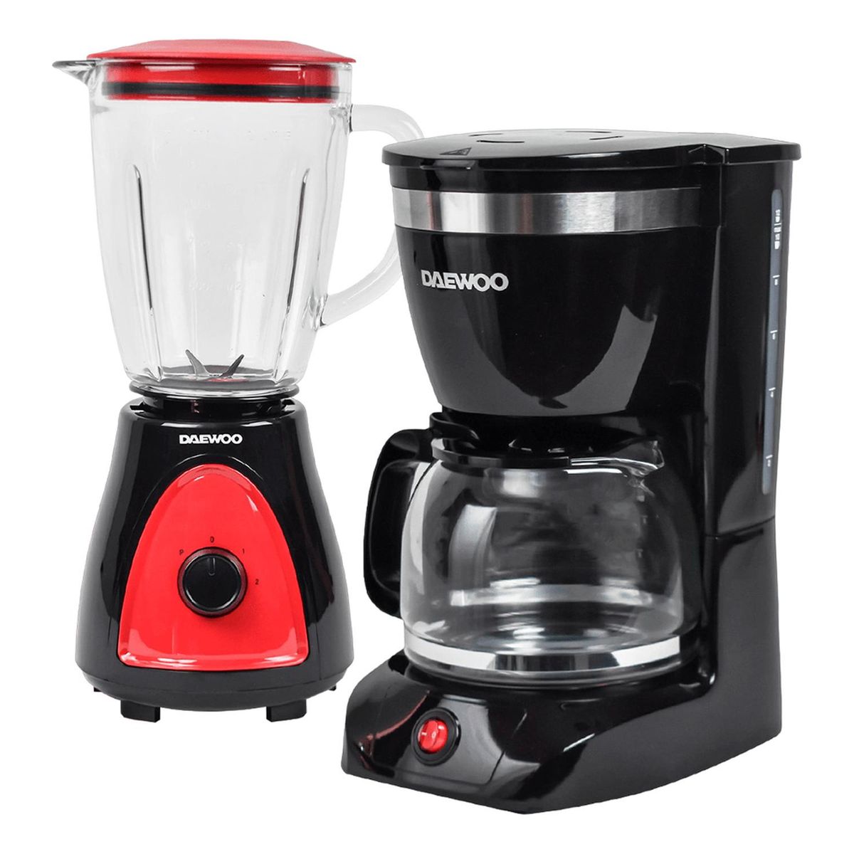 DAEWOO - Combo Daewoo Licuadora 1.5 L + Cafetera 1.25 L 12 tazas