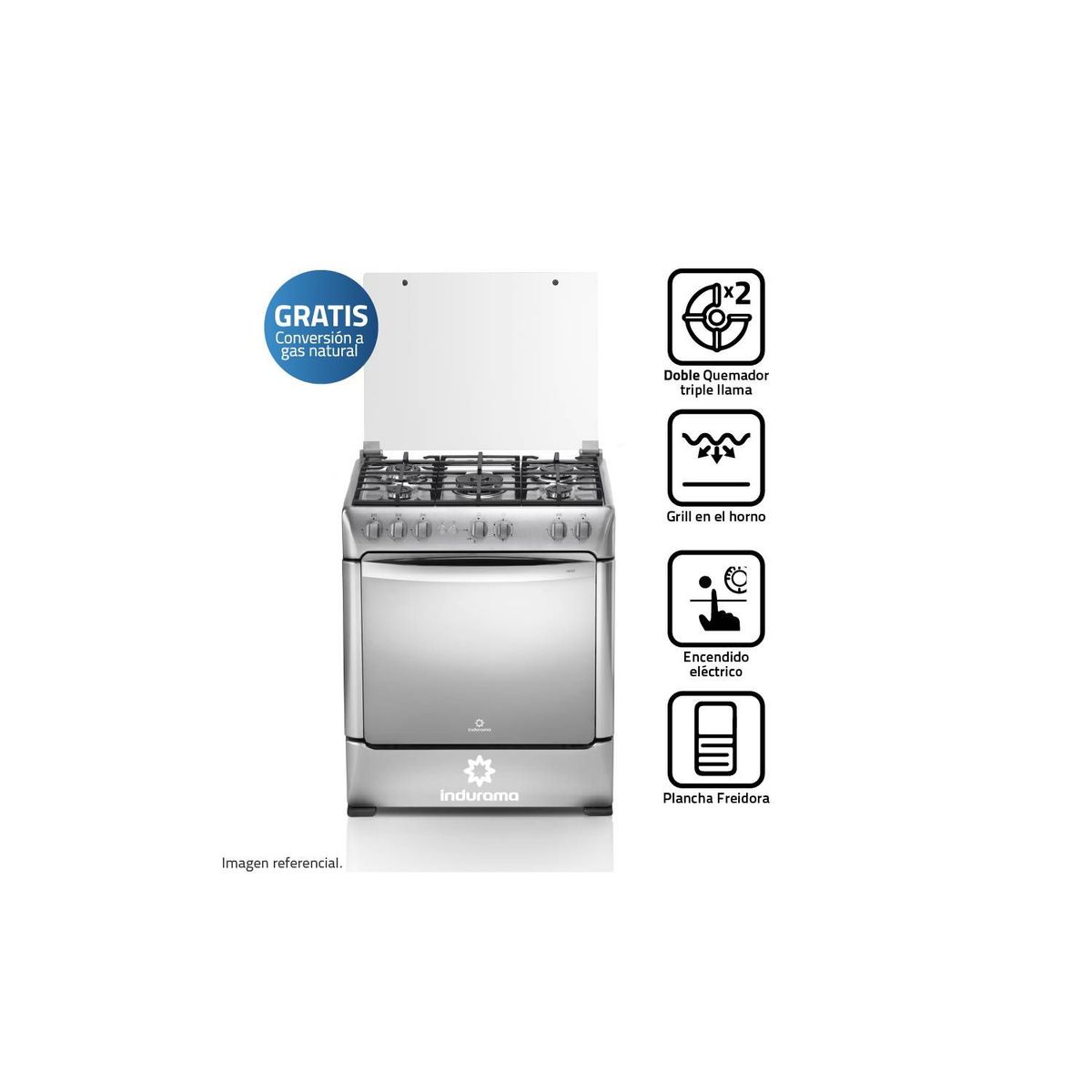 INDURAMA - COCINA FIRENZE ZAFIRO CROMA