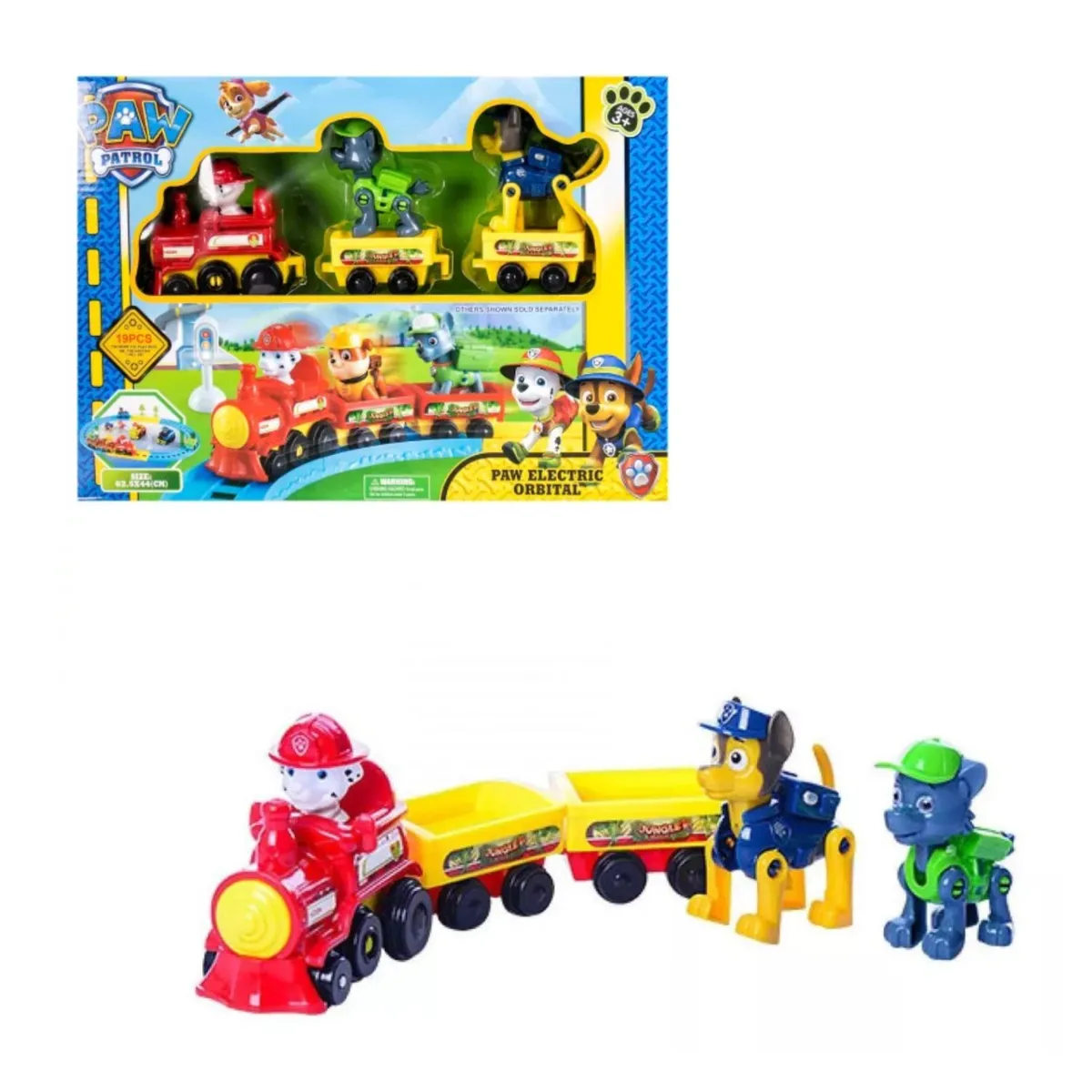 GENERICO - Tren Paw Patrol Pista De Tren Patrulla Canina 1