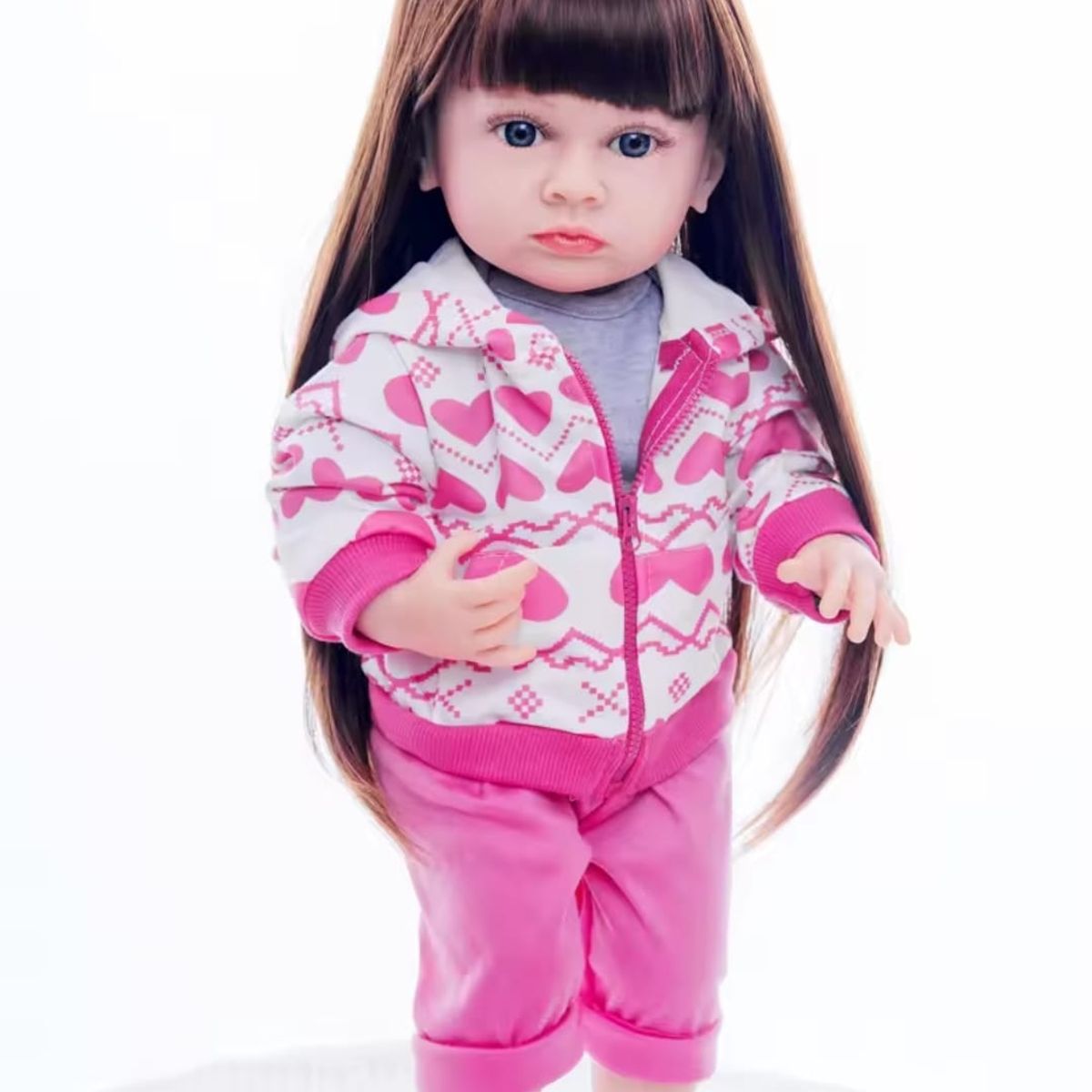 GENERICO - Muñeca Inteligente Reborn Mia Con Movimiento Responde 17 Preguntas