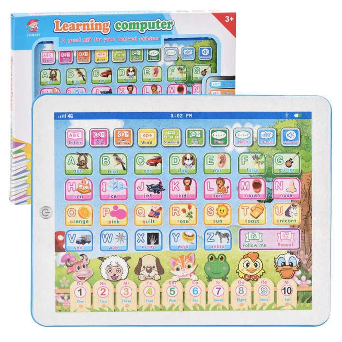 GENERICO - TABLETA INFANTIL INTERACTIVA EDUCATIVA ESPAÑOL/INGLÉS