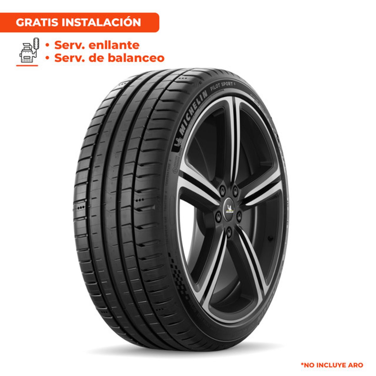 MICHELIN - Llanta 215/40ZR18 MICHELIN PILOT SPORT 5 89Y
