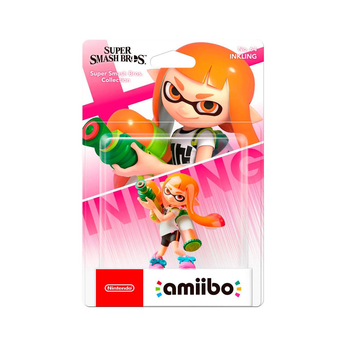 NINTENDO - Amiibo Series Super Smash Bros Nintendo Swich Inkling Girl