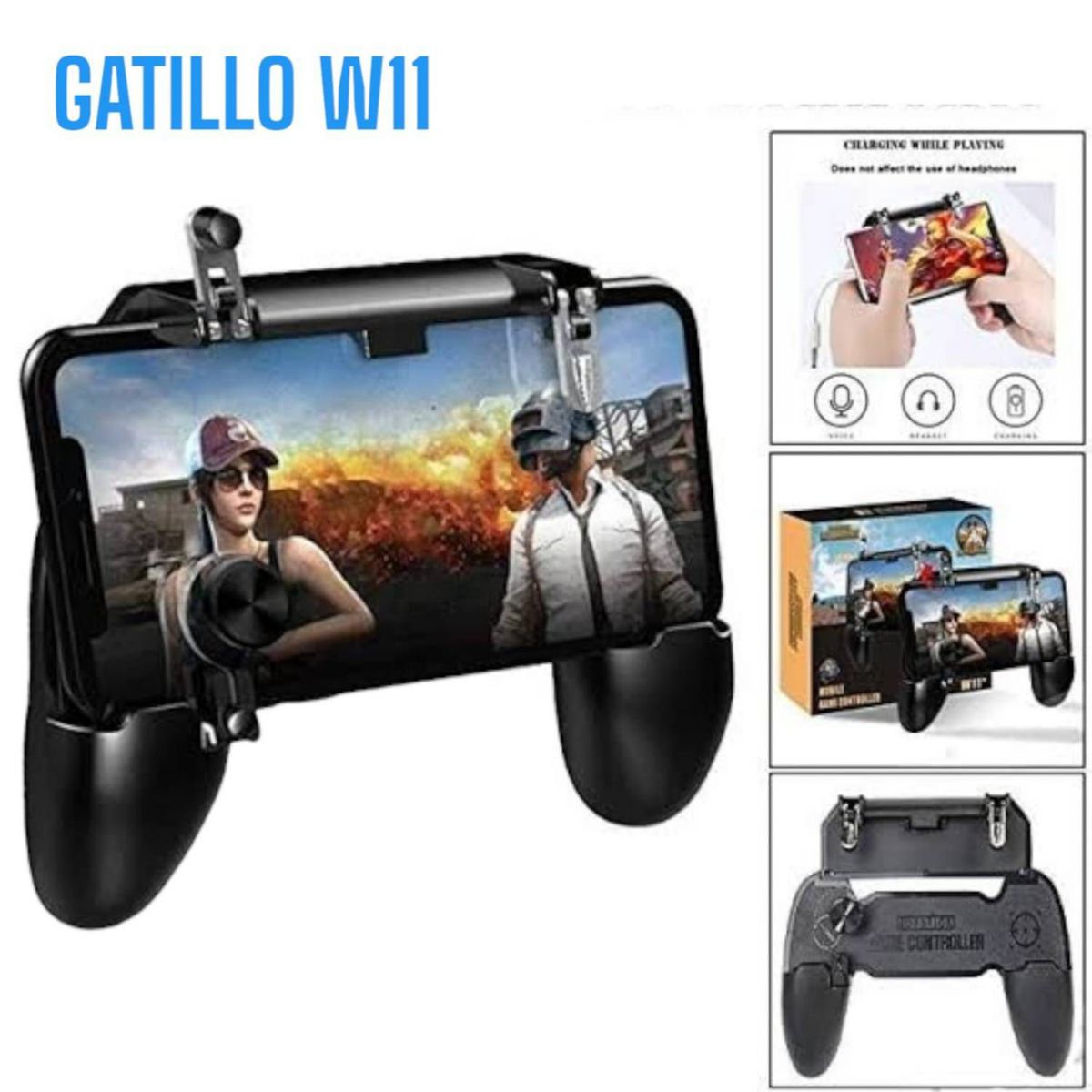 OEM - 2Mandos Gatillos Fuego Gamepad Grip L1 R1 Pubg Fornite Free Fire