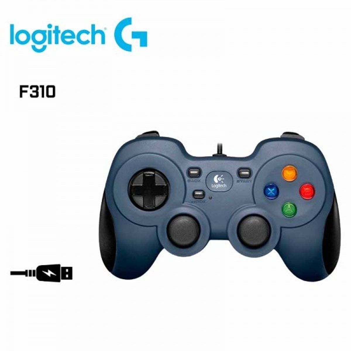 LOGITECH - GAME PAD LOGITECH F310 INTERFAZ USB PC LAPTOP