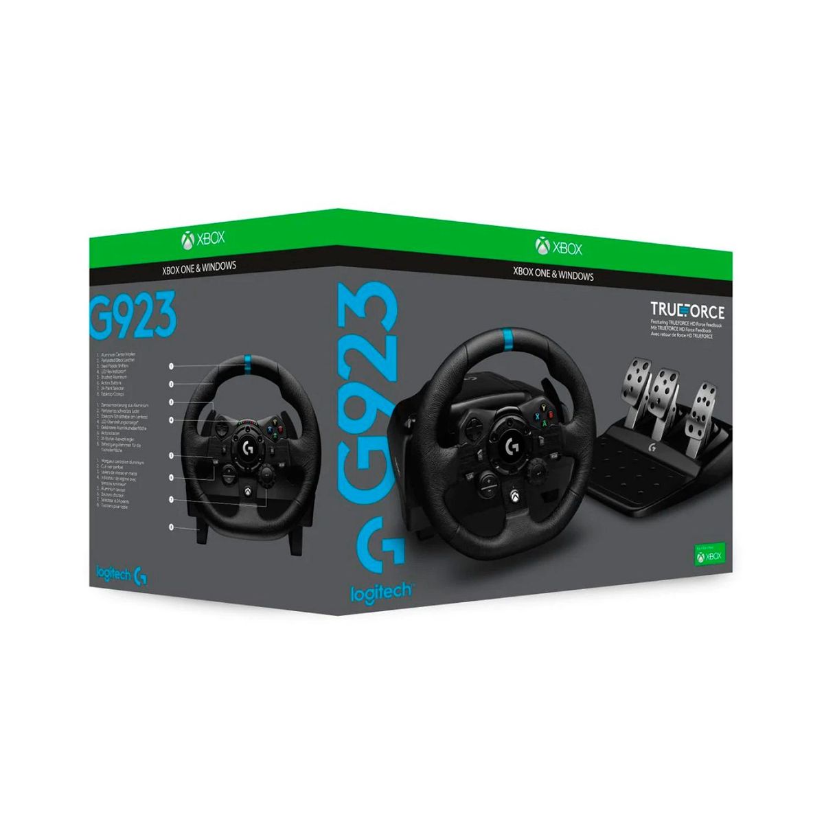 LOGITECH - Logitech G923 Racing Wheel And Pedals For Xbox Series XS Xbox One