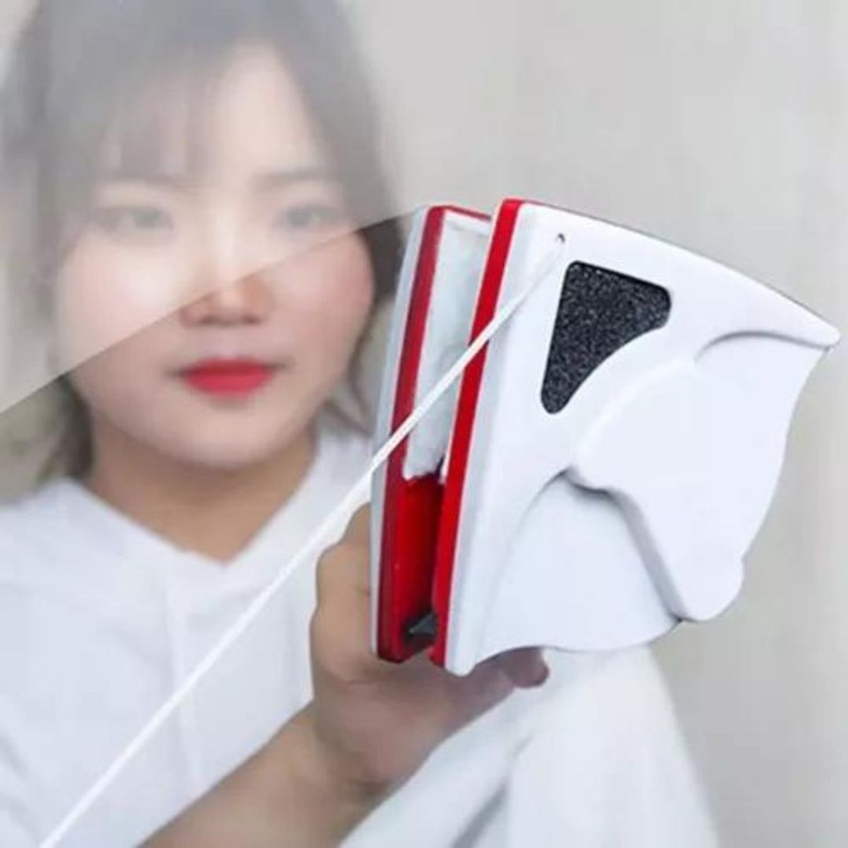 GENERICO - LIMPIADOR DE VIDRIO DE PORCELANA MAGNÉTICO - DOBLE CARA