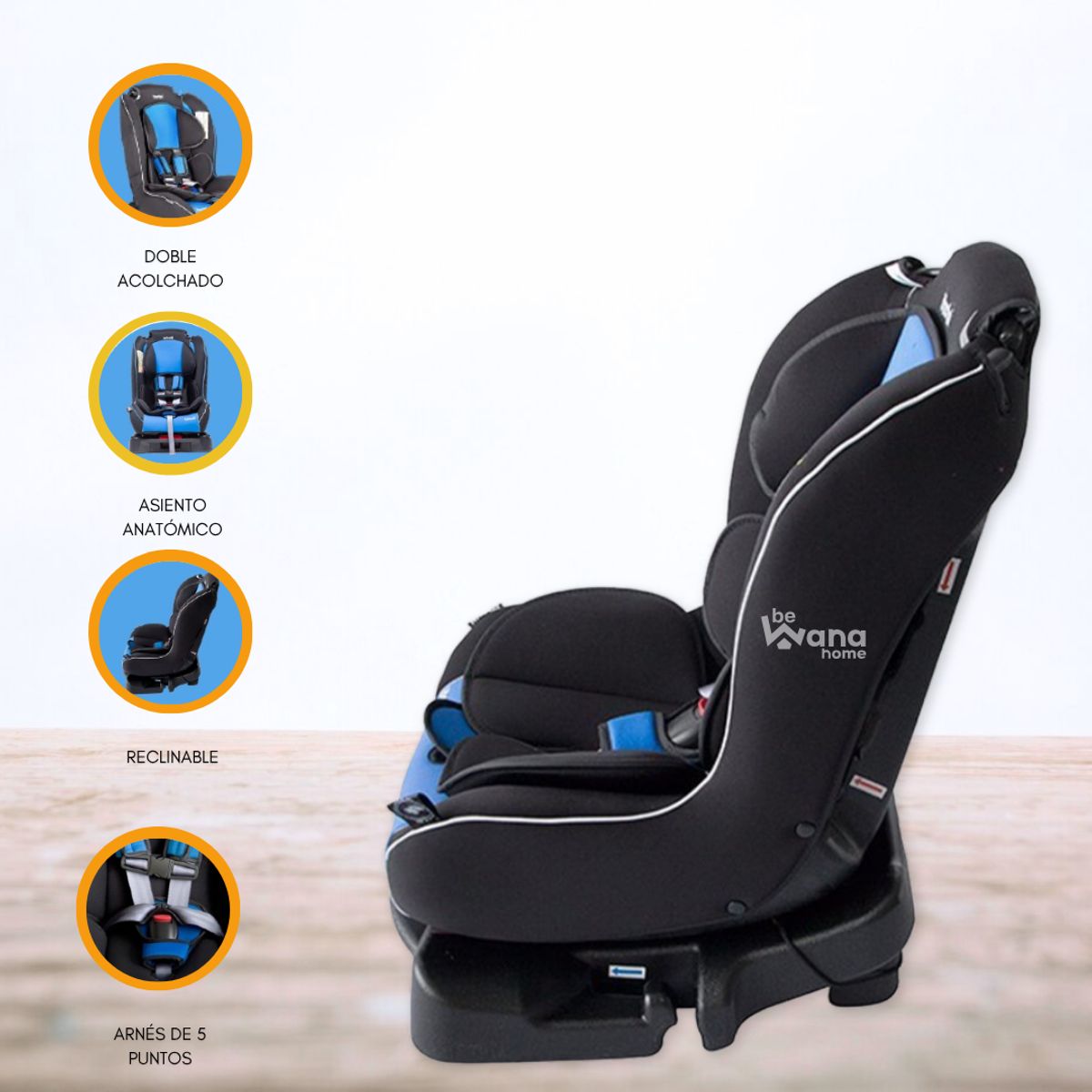 INFANTI - Silla de Auto para Bebé »V2» Blue