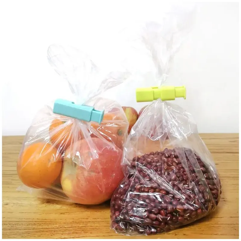 GENERICO - Clip para Cerrar Bolsas y Alimentos 4 Colores