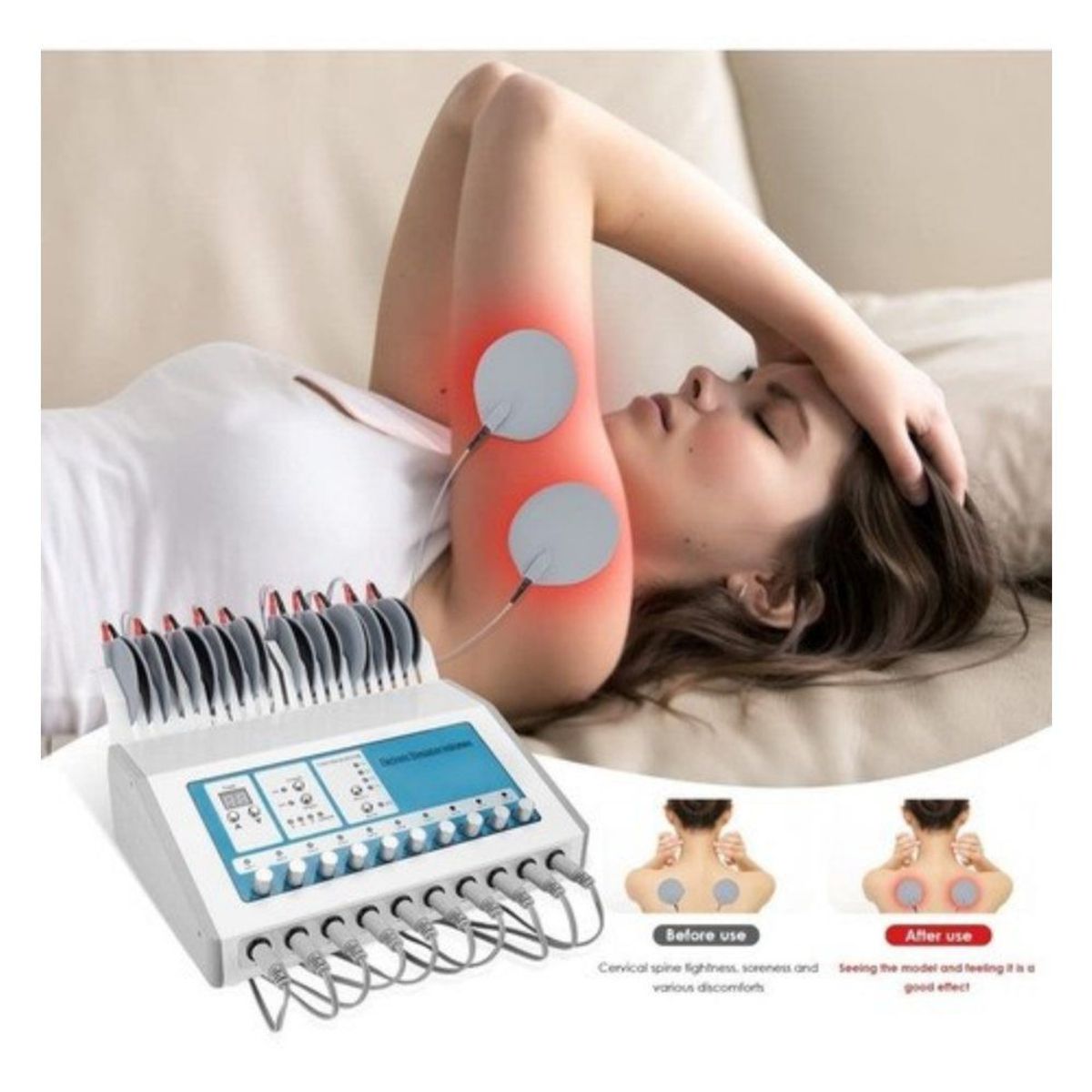 GENERICO - Ondas Rusas EMS Adelgazante Estimulador Muscular Eléctrico