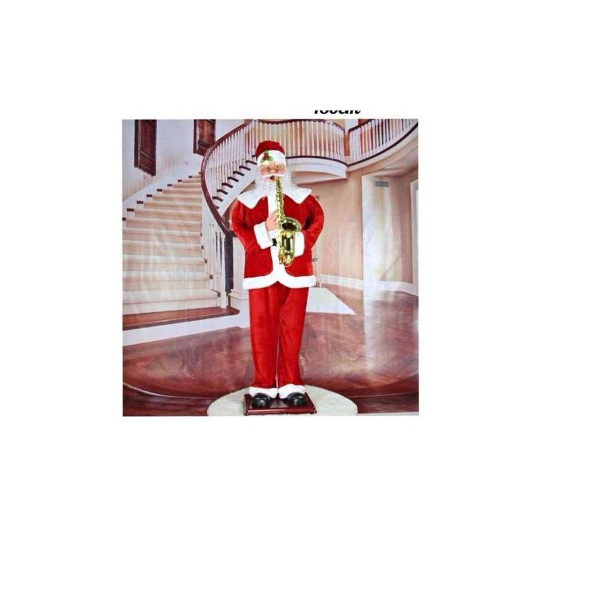 GENERICO - Navidad papa noel con movimiento 3d