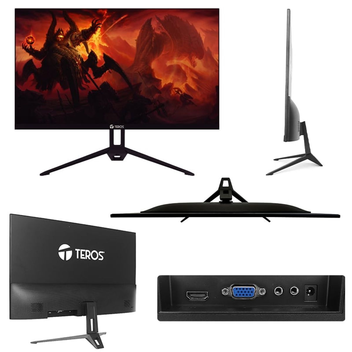 INTEL - CPU GAMER INTEL CORE I3 10100F 10GEN + RX580 8GB +16GB RAM + MONITOR 24