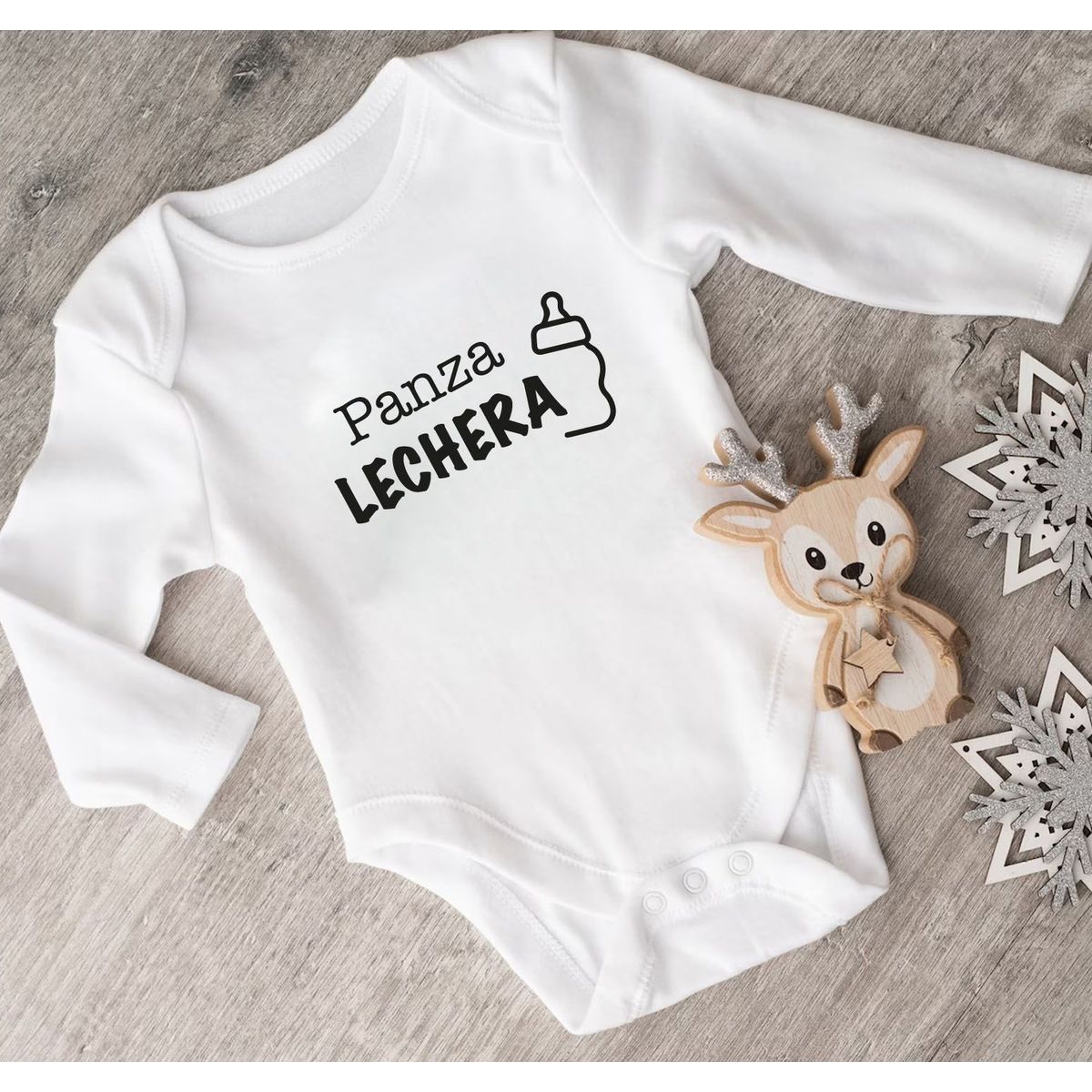 IMPRESIONARTE - Body Bebe Manga Larga 100 Algodon