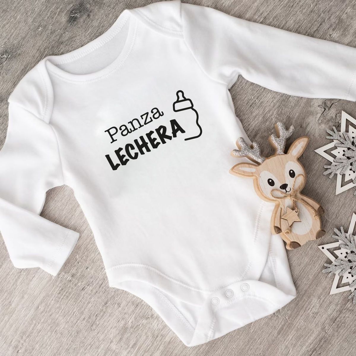 IMPRESIONARTE - Body Bebe Manga Larga 100 Algodon