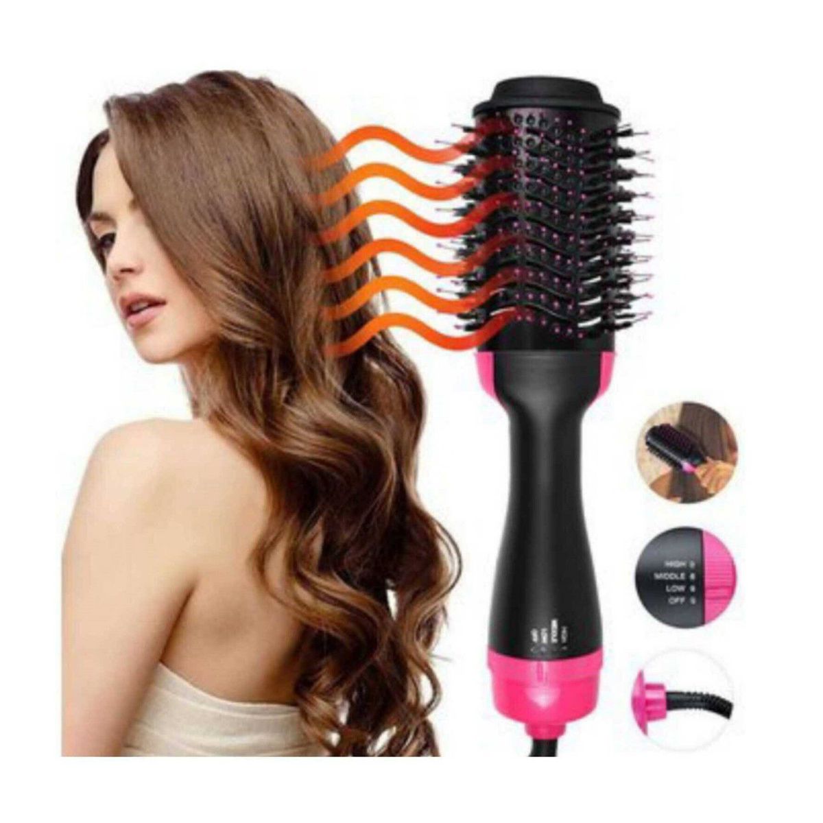 GENERICO - Secador Alisador y Ondulador One Step 2 en 1