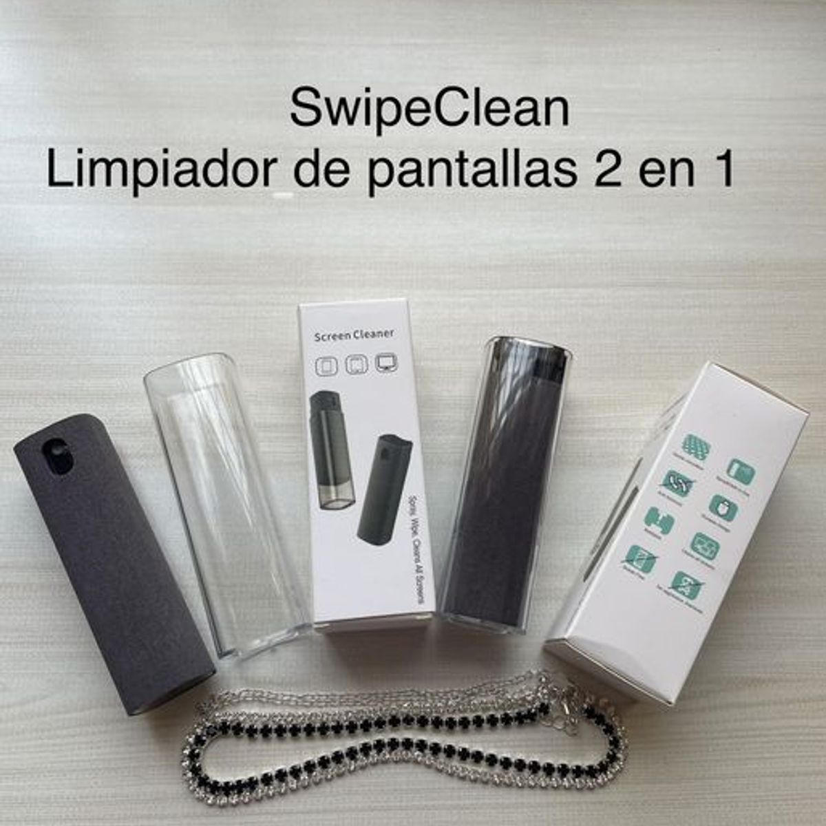 KAST PE - Pack de 2 Limpia Pantallas modelo spray wipe 2 EN 1