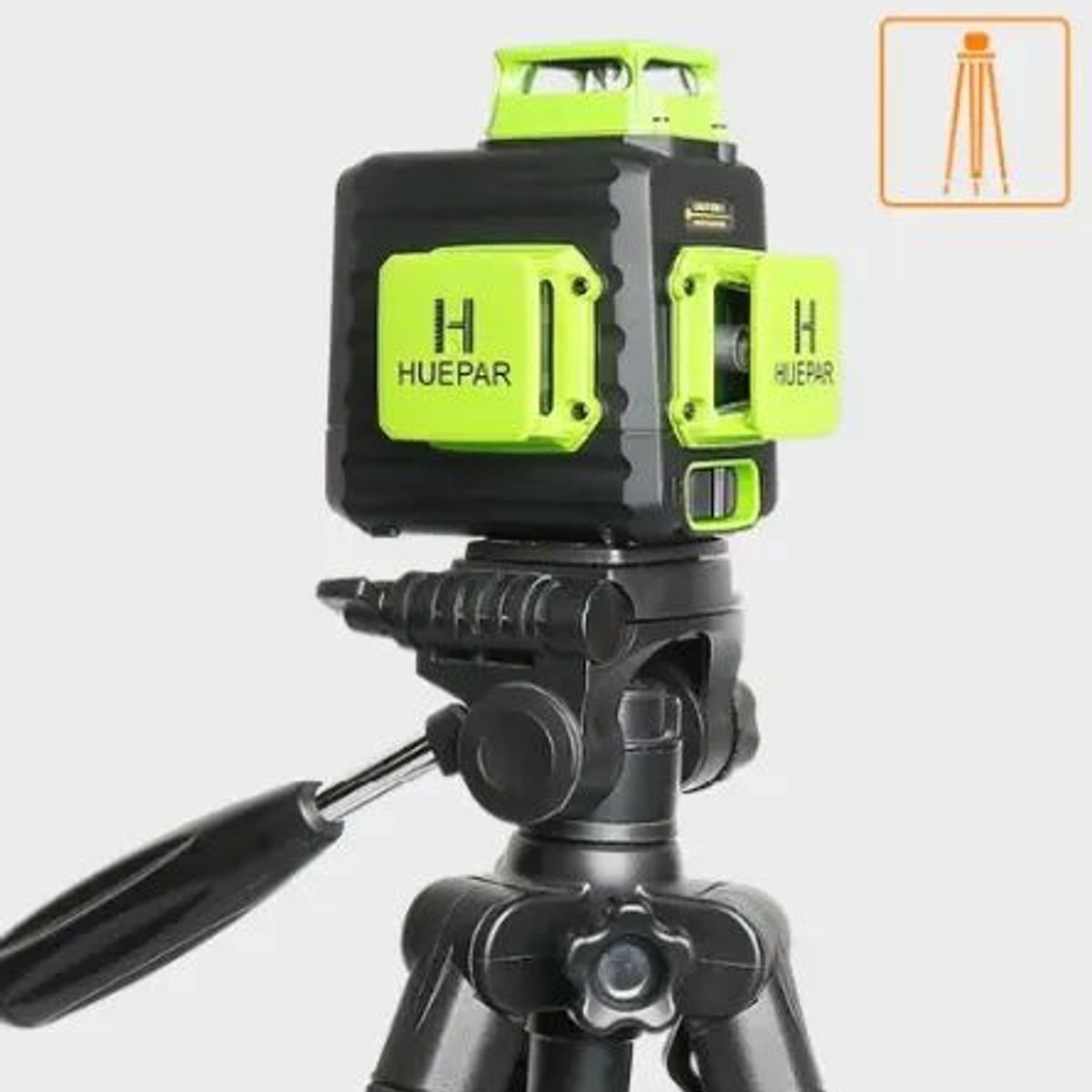 HUEPAR - Nivel láser verde huepar B03CG 12 líneas recargable + Trípode Huepar